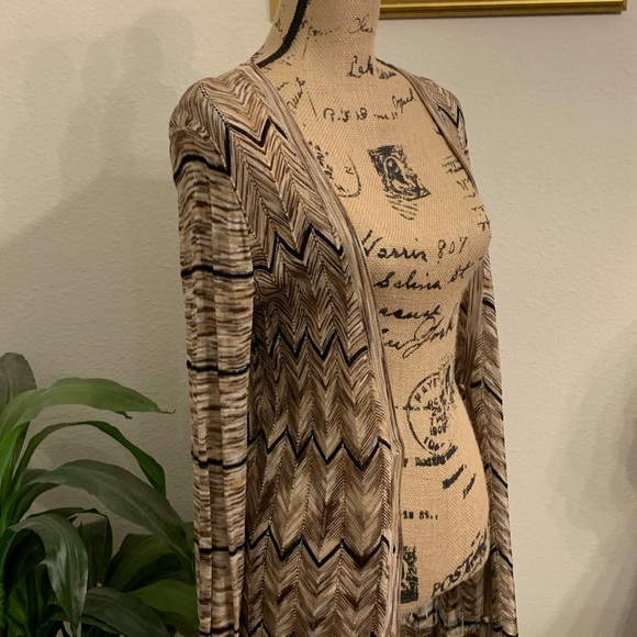 Ann Taylor LOFT Brown Striped Sweater - Picture 2 of 8